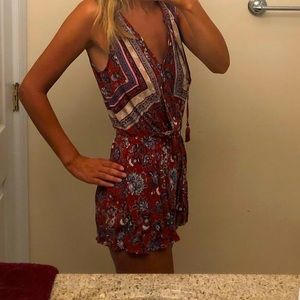 American Eagle Floral Romper